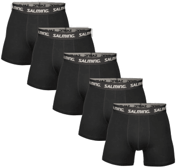 Salming 5P Soft Cotton Boxers Svart