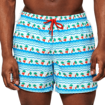 Happy Socks Palm Beach Badebukser Blå