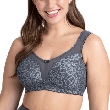 Miss Mary Queen Soft Bra Mørkgrå