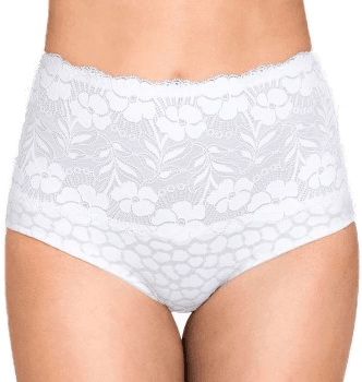 Miss Mary Jacquard And Lace Girdle