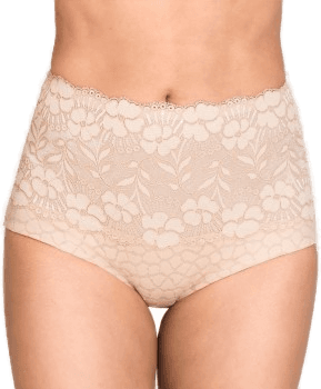 Miss Mary Jacquard Girdle Truse Beige
