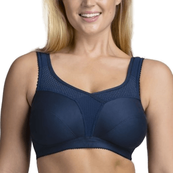 Miss Mary Cotton Fresh Soft Bra Mørkblå