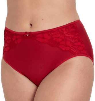 Miss Mary Jacquard og Blonde Truse Rød