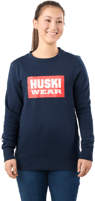 Huski Wear W Logo Crew