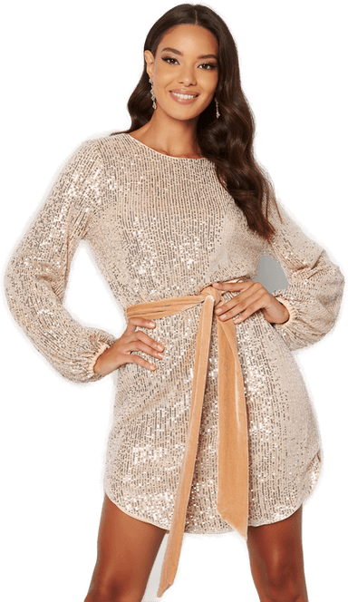 Bubbleroom Sanja sparkling dress