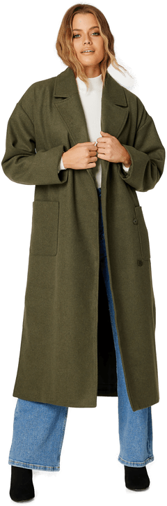 Bubbleroom Alemah Oversized Wool Blend Coat