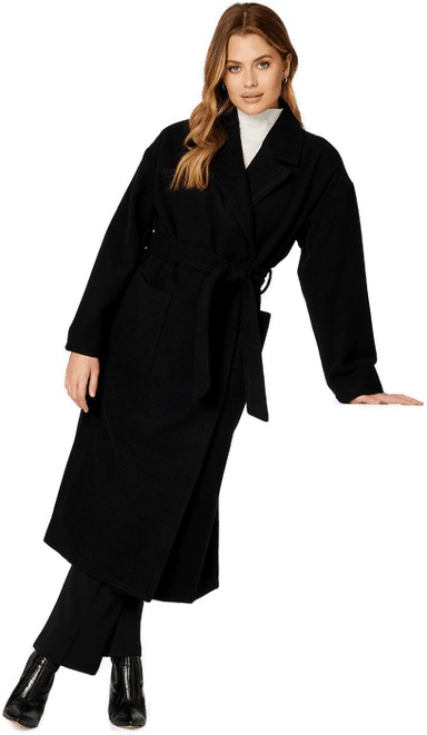 Bubbleroom Alemah Oversized Wool Blend Coat