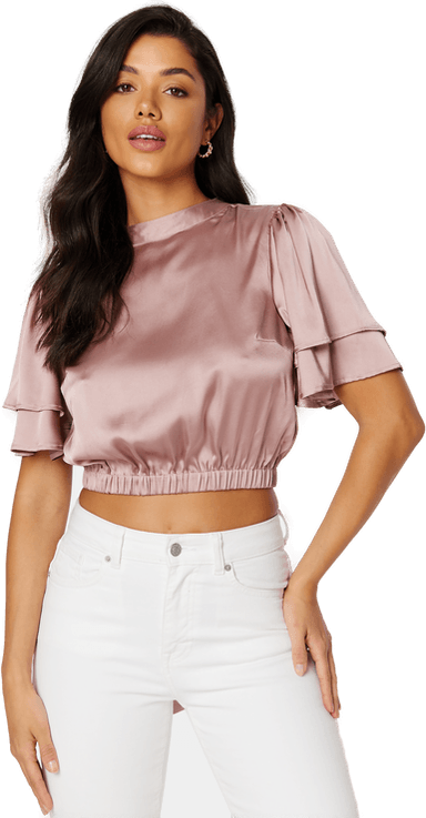 Bubbleroom Doreen butterfly sleeve blouse