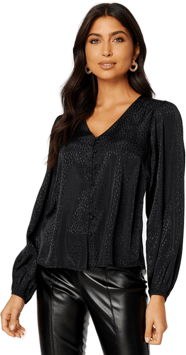 Bubbleroom Fallon Jacquard Blouse