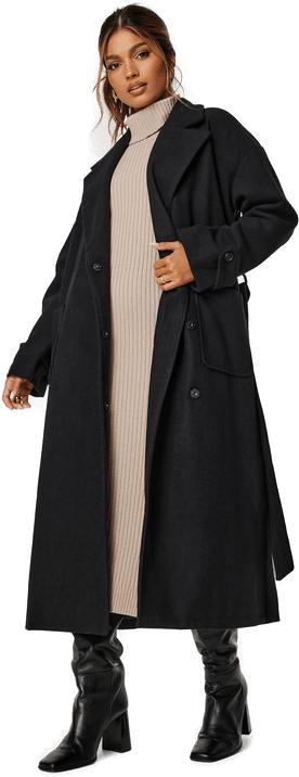 Bubbleroom Rue Oversized Wool Blend Coat