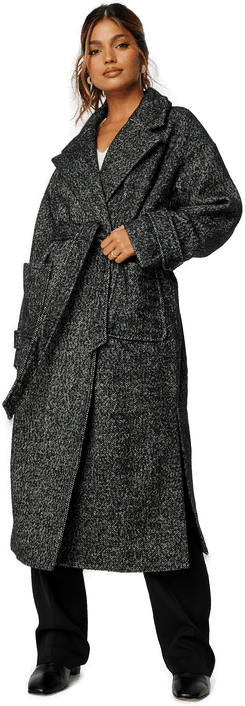 Bubbleroom Rue Oversized Wool Blend Coat
