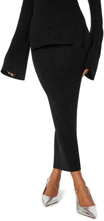 Madeleine Bitici X Bubbleroom Sparkling Knitted Skirt