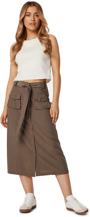 Bubbleroom Shaima Cargo Skirt