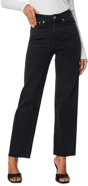 Happy Holly High Straight Ankle Jeans