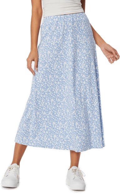 Happy Holly Soft Midi Skirt
