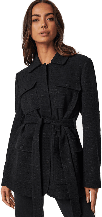 Happy Holly Bouclé Shacket