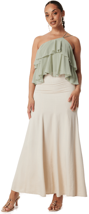 Bubbleroom Occasion Viscose Maxi Skirt