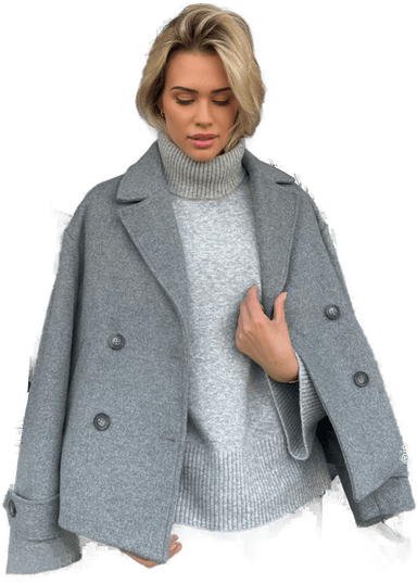 Bubbleroom Short Wool Blend Jacket