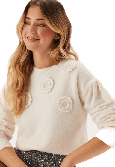 Bubbleroom Decorated Knitted Sweater