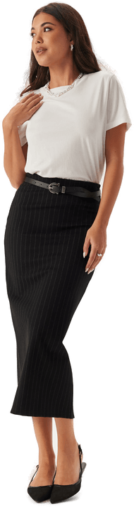 Bubbleroom Soft Midi Skirt