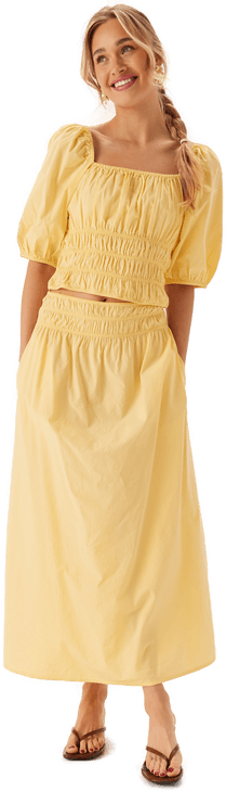 Bubbleroom Square Neck Smock Top