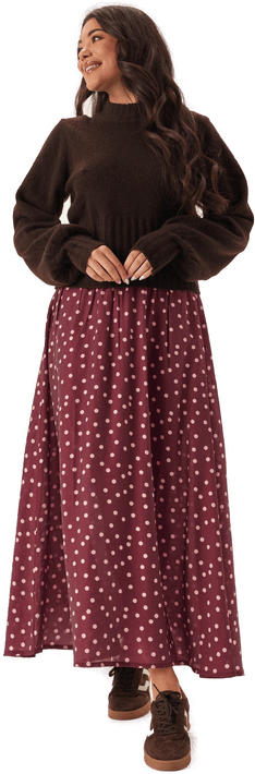 Happy Holly Midi Skirt