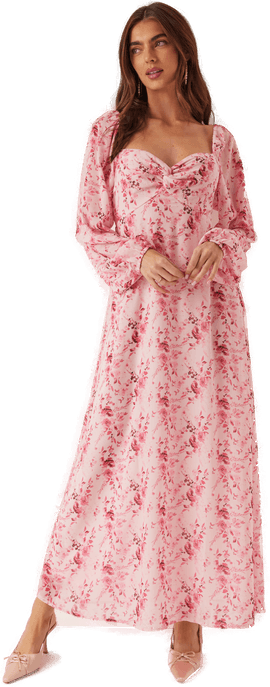 Bubbleroom Twist Detail Maxi Dress