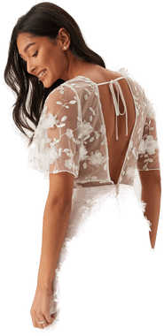 Bubbleroom Occasion Brodert Blomsterkjole