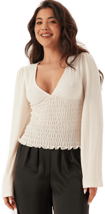 Bubbleroom Structure Smock Top