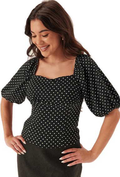 Bubbleroom Volume Sleeve Top