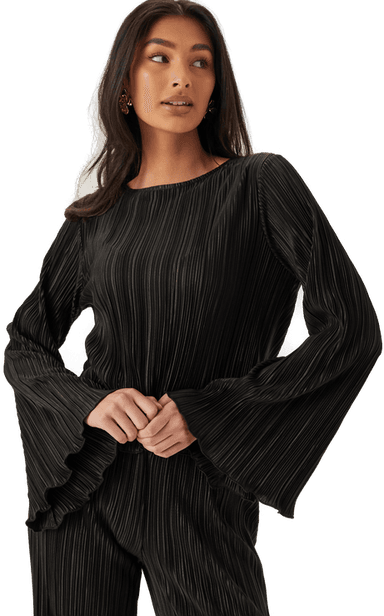 Bubbleroom Pleated Frill Top