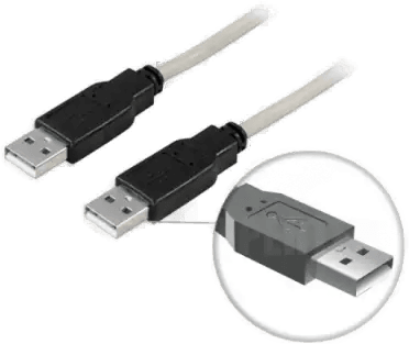 Deltaco USB 2.0 kabel Type A - 0,5m