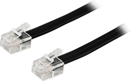 Deltaco modulkabel RJ12/6C 3m