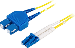Deltaco fiberkablage LC - SC 15 meter
