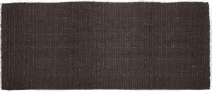 Dixie Jute dørmatte svart 80x180 cm