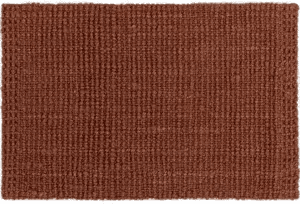 Dixie Jute dørmatte rusty red 60x90 cm
