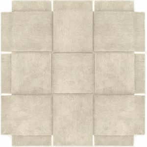 Design House Basket gulvteppe 180x180 cm