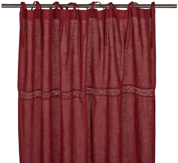 Fondaco Knytegardin 240 cm - Rød