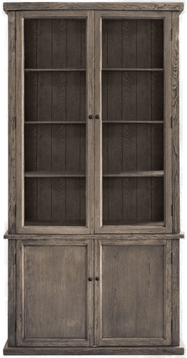 Artwood Colmar vitrineskap grå