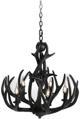 Artwood Antler Taklampe svart