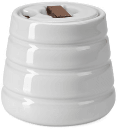 Njrd Lines sukkerskål Hvit