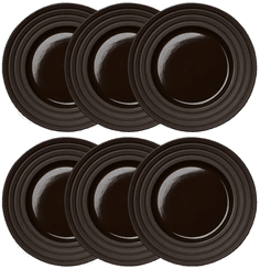 Njrd Lines tallerken Ø27 cm 6-stk.