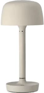 Scandi Living Halo bordlampe 25,5 cm Beige