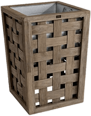 Artwood Caprice blomsterkasse teak charcoal