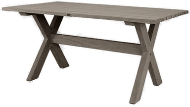 Artwood Cross spisebord 160 cm charcoal