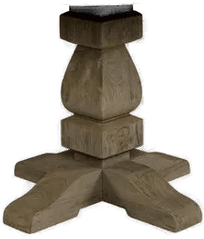 Artwood French spisebord Ø120 charcoal