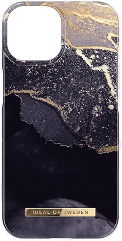 Ideal Of Sweden iPhone 15 Deksel - Golden Twilight Marble