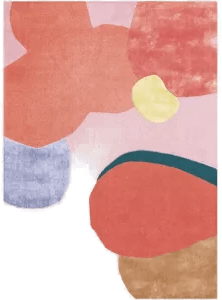 Layered Flower Field ullteppe 200x300 cm