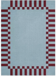 Layered Teklan Frame ullteppe Mulberry sky