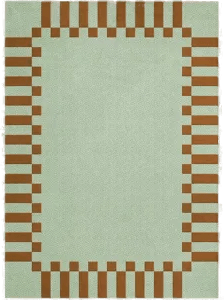 Layered Teklan Frame ullteppe Pistachio 140x200 cm